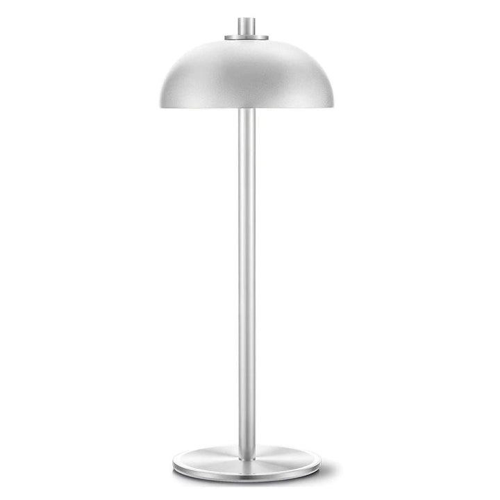 Oplaadbare paddenstoel sfeerlamp met instelbare LED touch bediening, ideaal als decoratie.