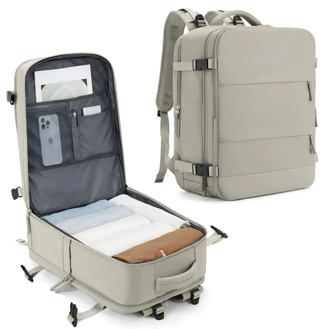 Compacte TravelMate handbagage koffer voor gemakkelijk reizen, met voldoende ruimte voor je bagage.