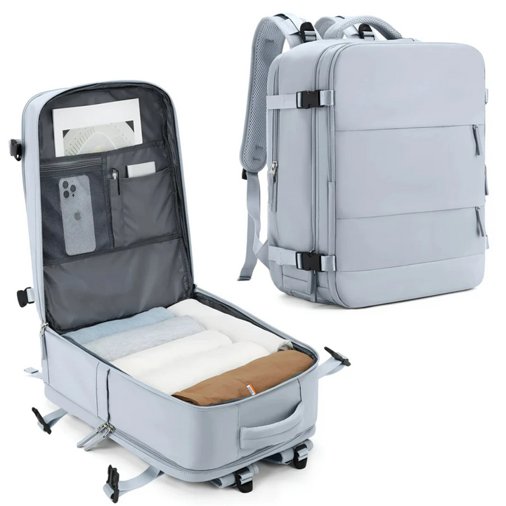 Compacte en duurzame TravelMate handbagage koffer voor georganiseerd inpakken op reis.