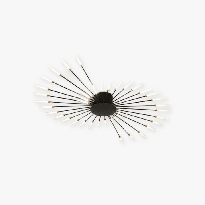 Moderne dimbare LED plafondlamp met grafisch design. Groot, energiezuinig, LumenMax, sfeervol.