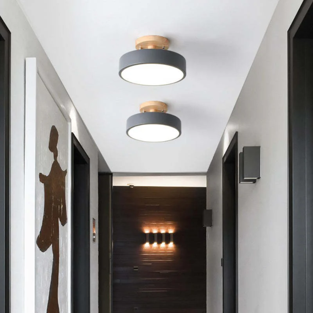 Functionele Nova LED plafondlamp, combineert design met efficiënte binnenverlichting.