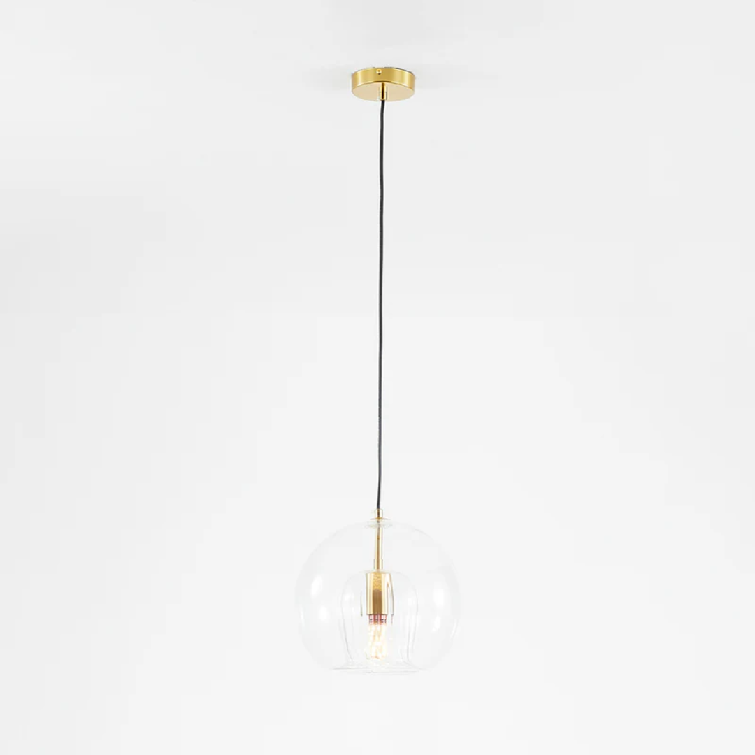 Binnenverlichting: Aurora Sphere LED hanglamp, bolvormig design voor sfeervolle ambiance.