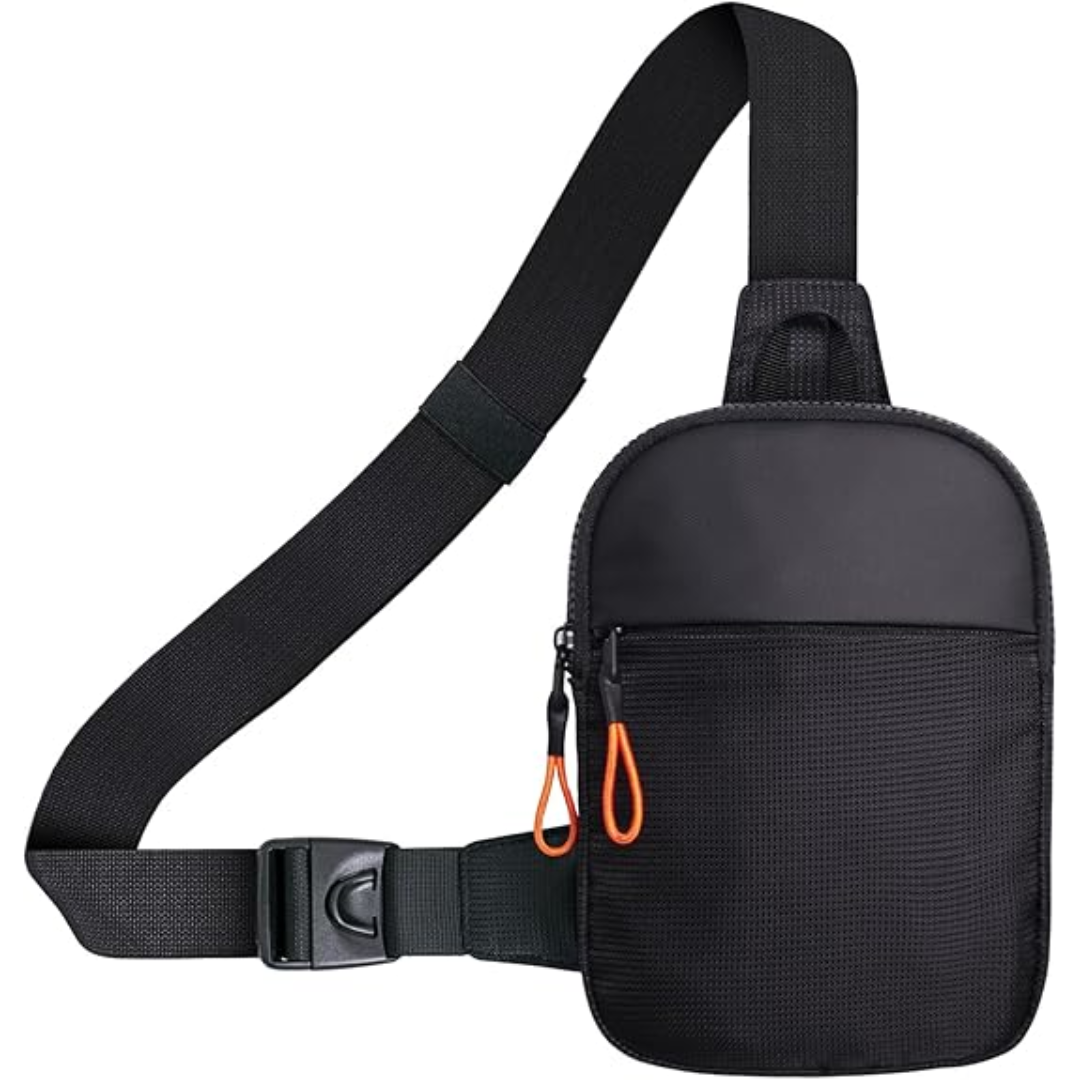 Unisex CrossLite mini sling bag, waterdichte crossbodytas voor dagelijks gebruik & reizen.