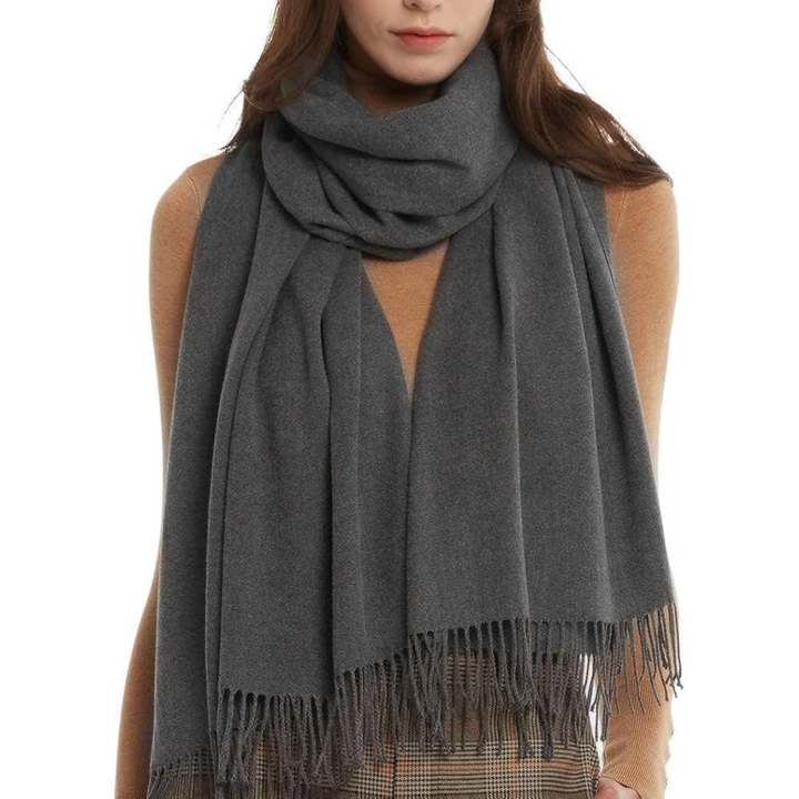 Trendy Eleanor dames pashmina sjaal, heerlijk warm. Luxe accessoire en stijlvolle omslagdoek voor de winter.