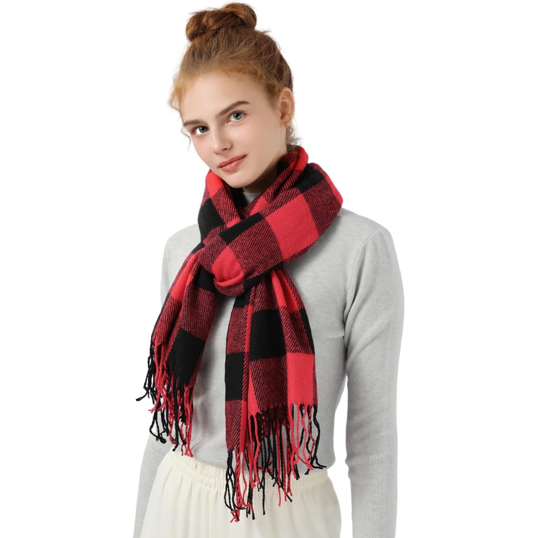 Elegante dames kasjmier sjaal, ideaal als warme overslagdoek. Stijlvol voor wintermode.