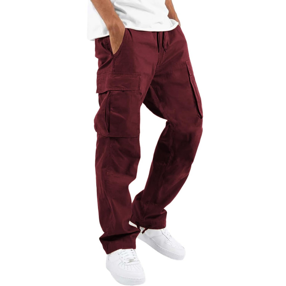 Arno heren cargo joggers met praktische zakken en verstelbare taille. Perfect voor outdoor.