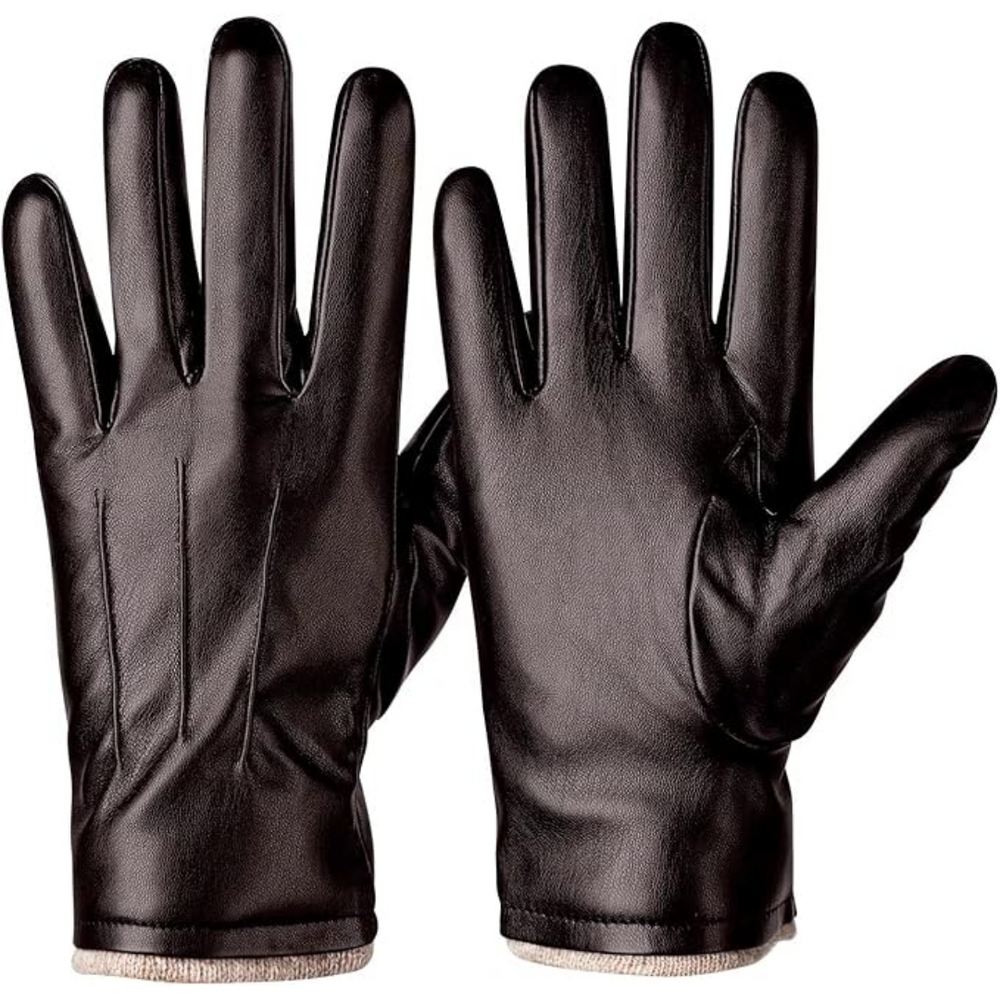 Warme heren winterhandschoenen Mason van thermisch PU-leer, comfortabel en stijlvol voor koude dagen.