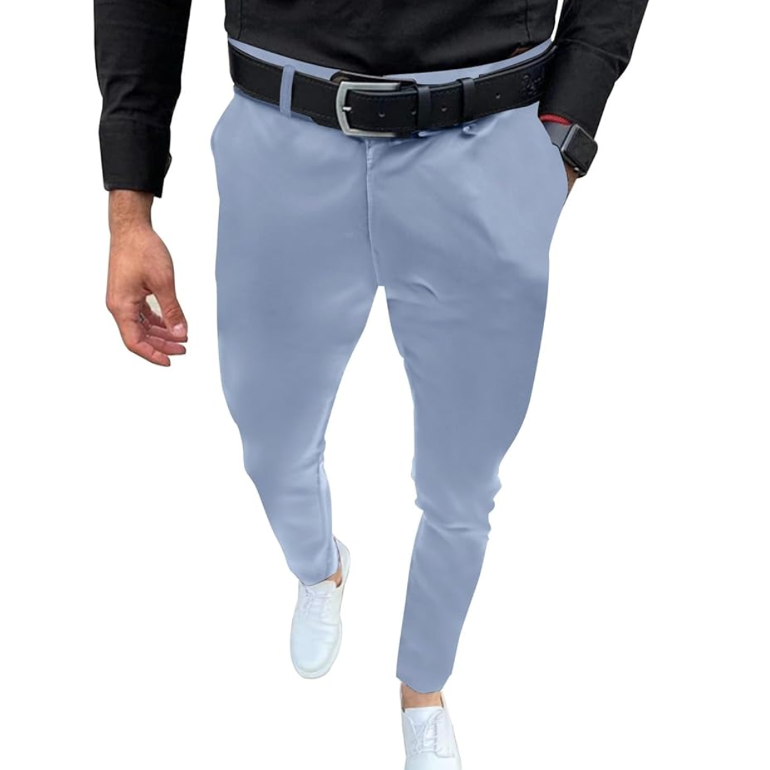 Duurzame stretch herenbroek Boaz, gemaakt voor langdurig draagplezier en een actieve levensstijl.