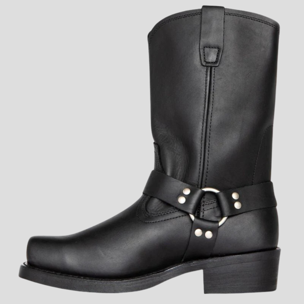 Stijlvolle heren cowboylaarzen met vintage look, perfect voor een stoere western outfit of dagelijkse mode.