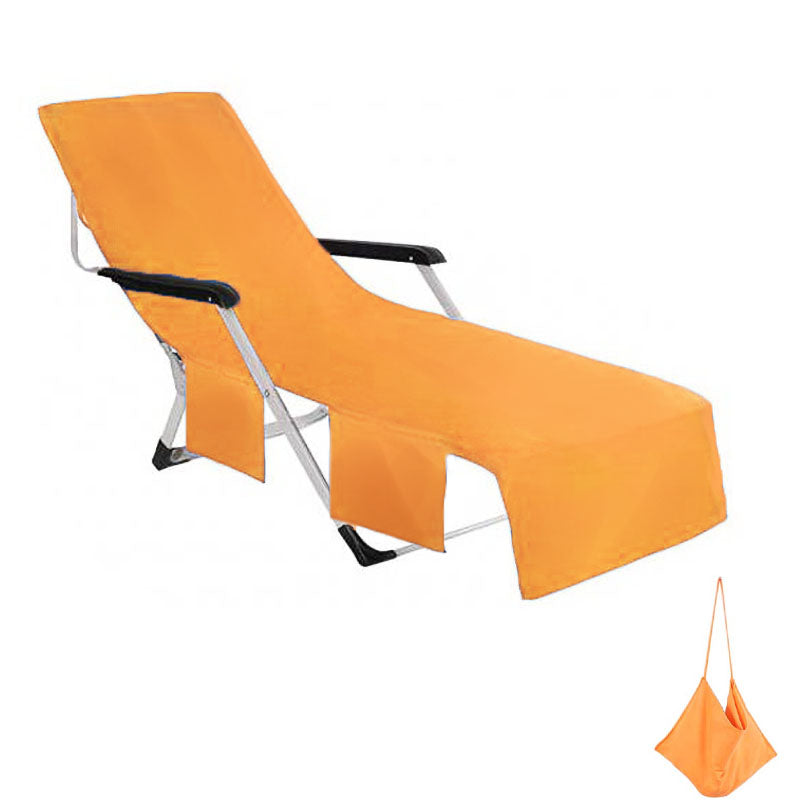 Strandaccessoire met zakken: innovatief loungedoek voor dames en heren, opvouwbaar en praktisch.