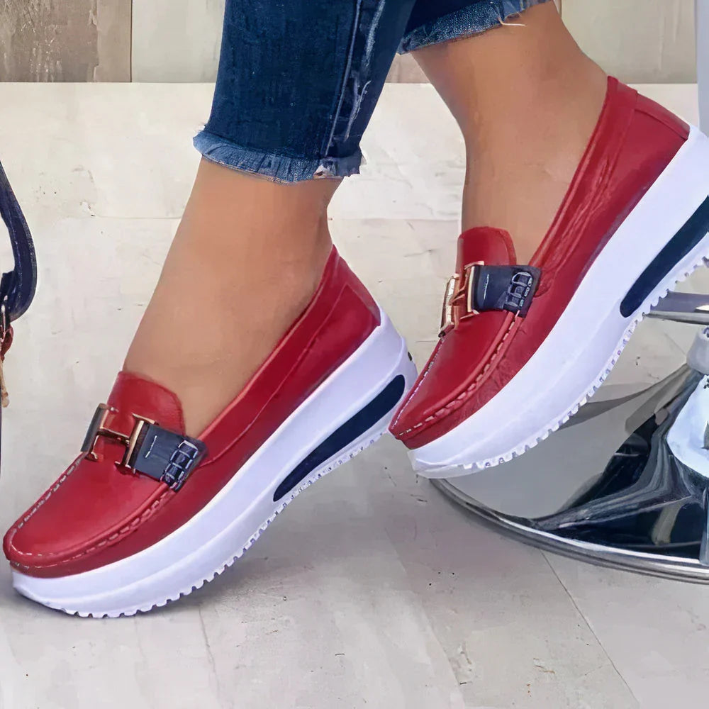 Dames orthopedische zomerschoenen, stijlvol en comfortabel, ideaal voor gezonde wandelingen.
