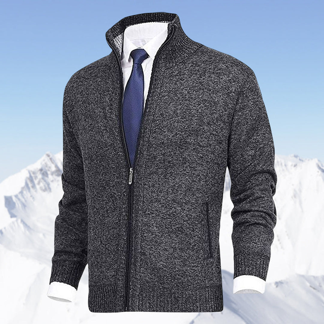 Stijlvol herenvest met rits, perfect voor een casual look. Comfortabele en modieuze mannenmode.