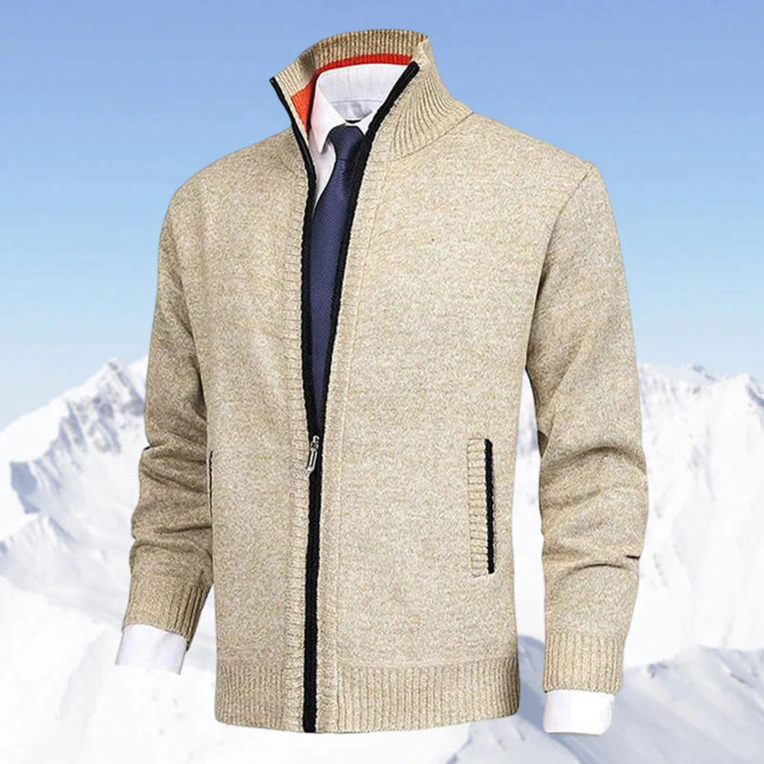Comfortabel herenvest met rits, ideaal voor alle seizoenen. Stijlvolle dagelijkse kleding voor mannen.