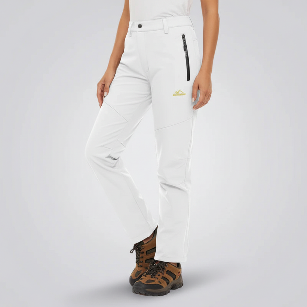 Dames winterbroek Lydia, waterdicht en warm gevoerd, perfect voor outdoor activiteiten in de kou.