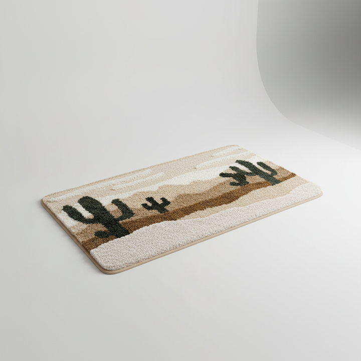 Pluche vloerkleed voor badkamer en meer, zacht, comfortabel en duurzaam. Perfect voor moderne decoratie en comfort.