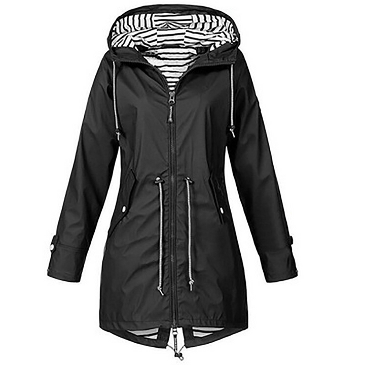 Comfortabele dames regenjas Angelique. Weerbestendige parka met handige rits, ideaal voor dagelijks gebruik.