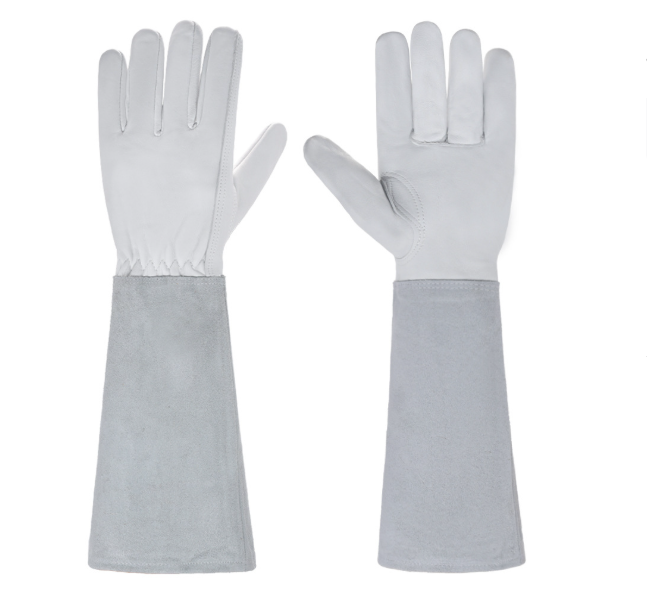 Ergonomische tuinhandschoenen dames, ademend en met grip voor veilig hanteren van rozen.