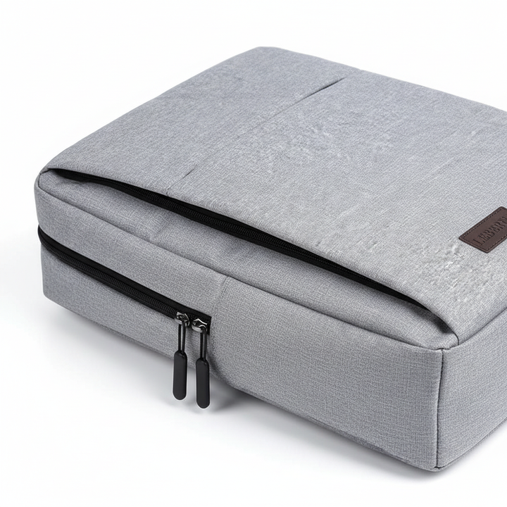 Ruime SlimBack unisex rugzak met speciaal laptopvak en handige organizer voor school en kantoor.