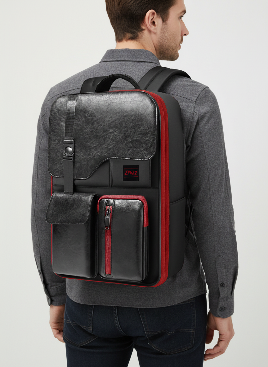Multifunctionele anti-diefstal laptop rugzak met USB-oplaadpoort, perfect voor dagelijks gebruik en reizen.
