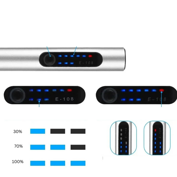 Compacte ToolverX draadloze multitool in actie; ideaal voor doe-het-zelf en hobby graveren, slijpen en polijsten.