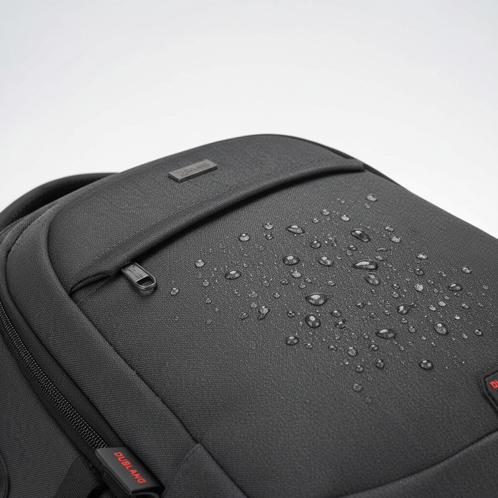 Unisex laptoptas WaterPack, waterdicht, met geïntegreerde USB-oplader voor mannen en vrouwen.