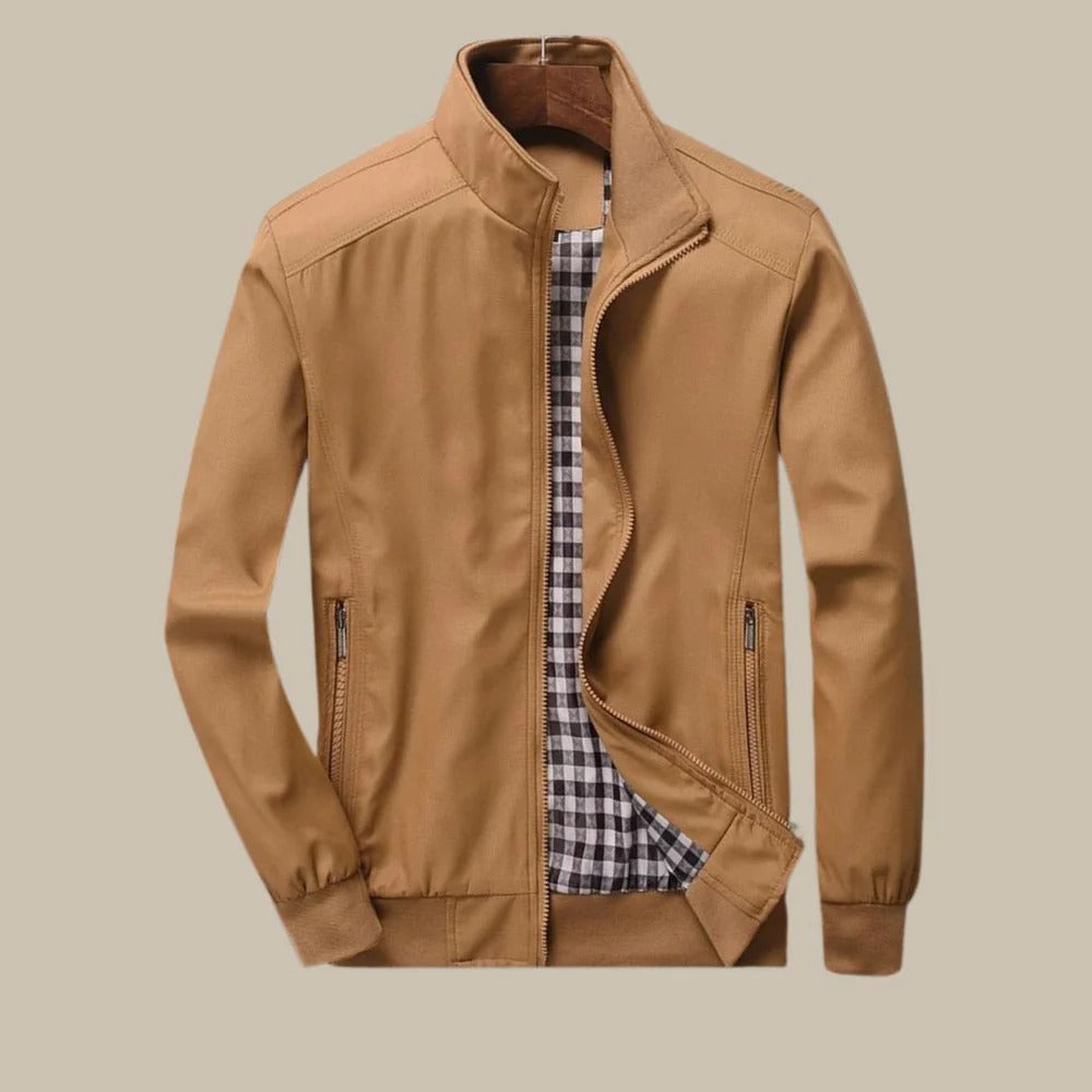 Mannen casual windjack, lichtgewicht en stijlvol, perfect voor lente en herfst. Comfortabele heren bovenkleding.