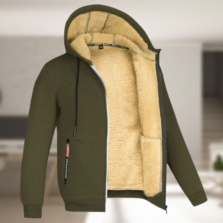 Warm gevoerd heren wintervest voor casual comfortabele winterdagen, diverse kleuren beschikbaar.