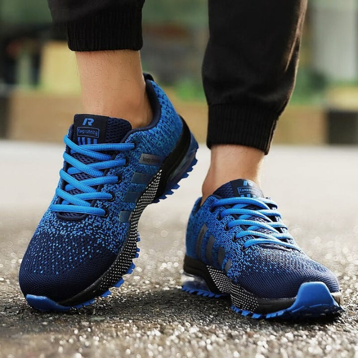 Comfortabele orthopedische AeroFlex sneakers, unisex, ideaal bij rug- en voetpijn.