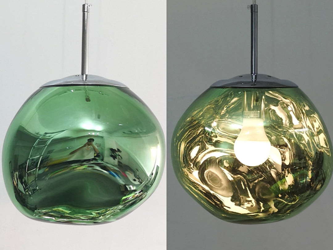 Unieke vormgeving van de Lumaé moderne LED plafondlamp, gezien vanuit een ander perspectief.