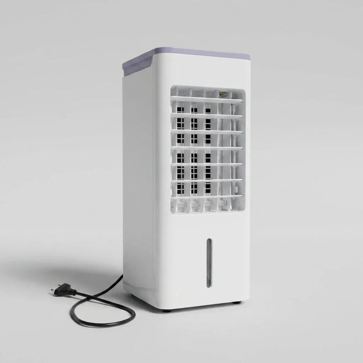 Compacte, mobiele luchtkoeler WC2026 voor huis of kantoor. Stille ventilator, draagbaar, ideaal voor zomerse verfrissing.