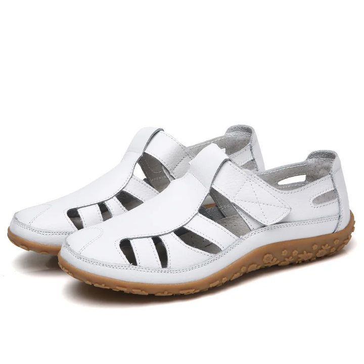 Ergonomische dames sandalen met orthopedische zool, bieden stabiliteit en dagelijks comfort.