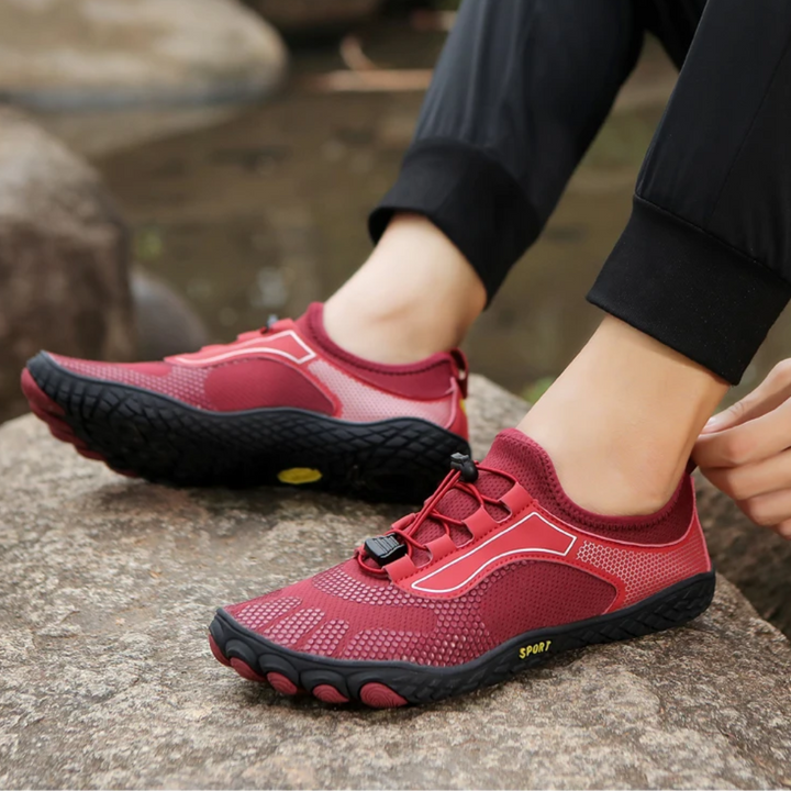 Lichtgewicht unisex waterschoenen met antislipzool; perfect voor zwemmen & strandactiviteiten.