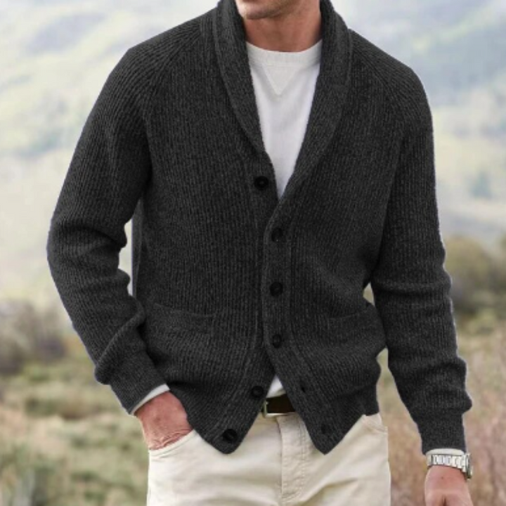 Elegant heren vest met V-hals in warme wolmix. Comfortabele en stijlvolle herenkleding voor mannen.