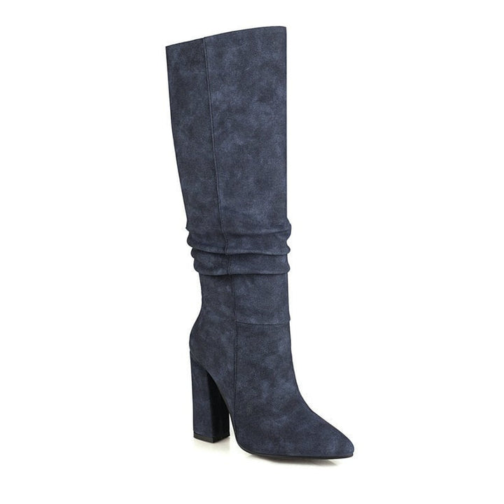 Stijlvolle hoge hak dameslaarzen, veelzijdig voor elke dag of speciale gelegenheid. Elegante toevoeging aan je herfstoutfit.
