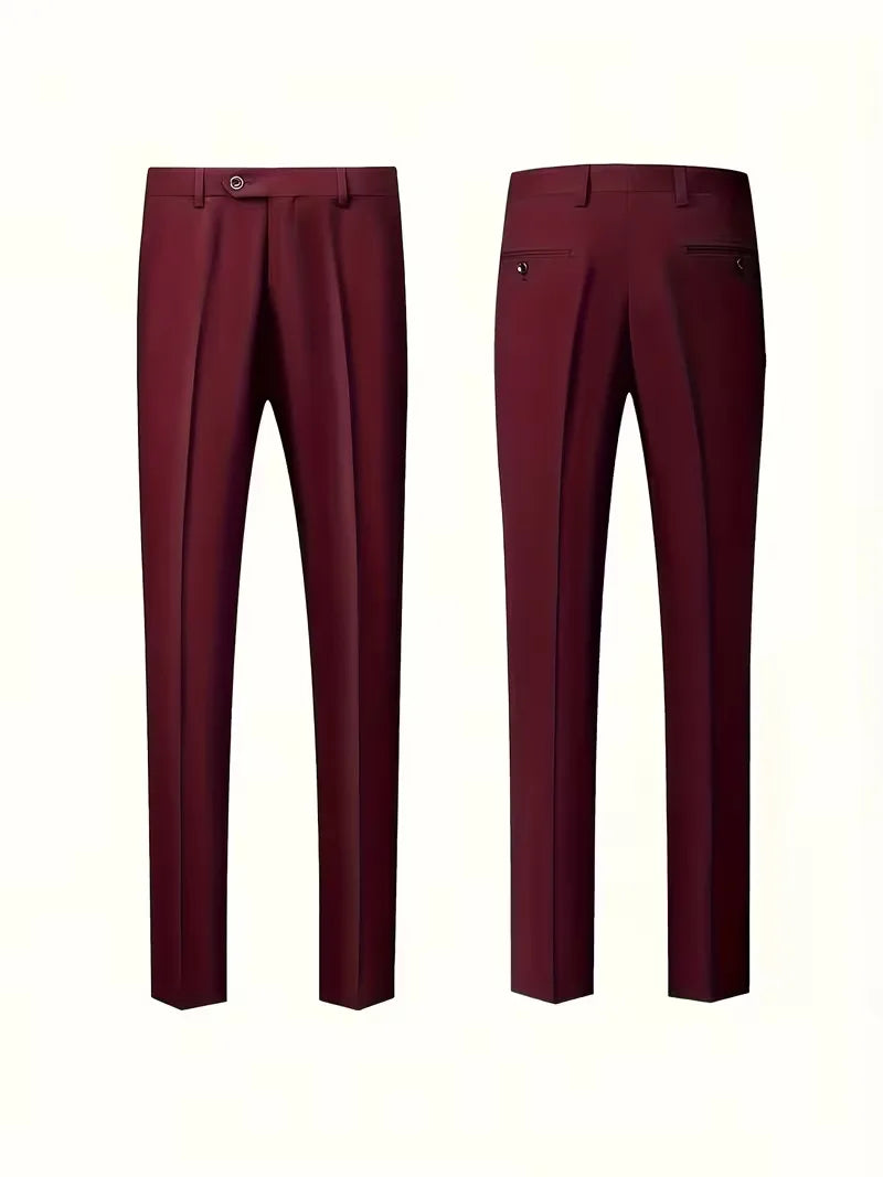 Slim fit kostuum voor heren, elegant en modern, perfect voor een stijlvolle outfit op bruiloften.