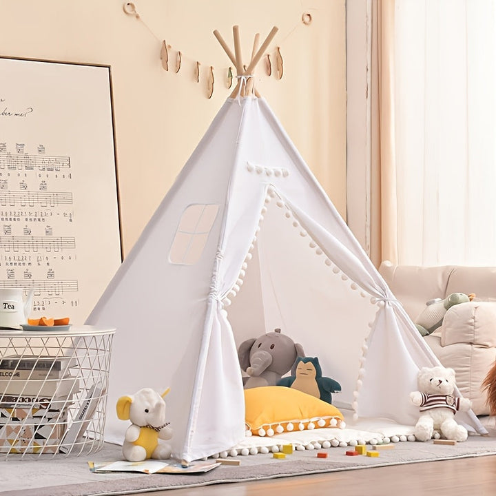 Multifunctionele KiddieTipi tent voor kinderen. Perfecte speelhoek binnen & buiten, comfortabel & ruim.