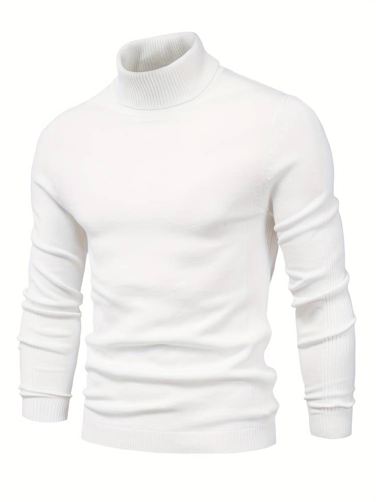 Luxe heren coltrui, premium kwaliteit voor optimale warmte. Stijlvolle en comfortabele winter trui.