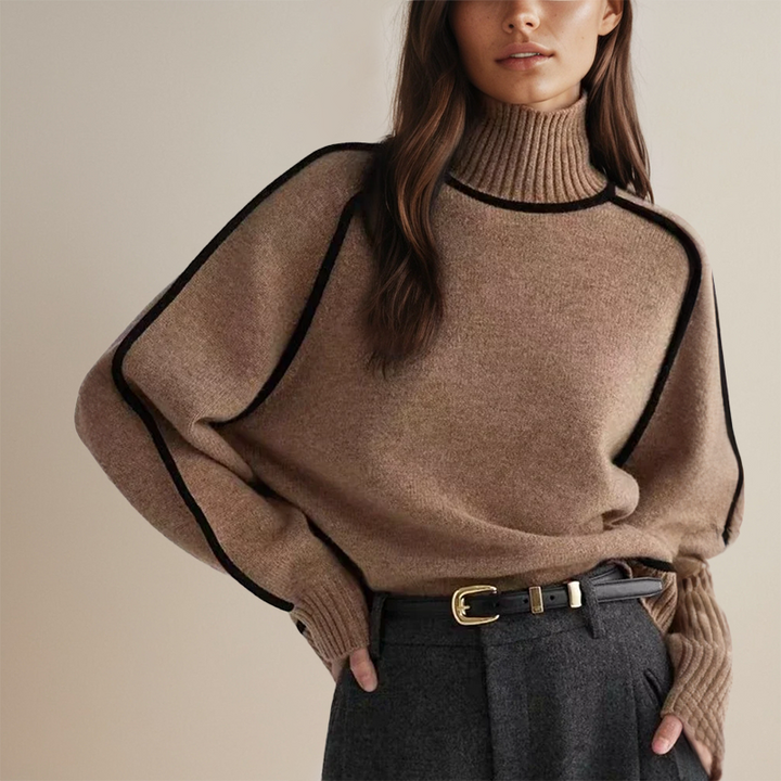 Elegante dames trui Althea in zacht materiaal voor comfort en warmte op koude dagen. Modieuze wintermode.