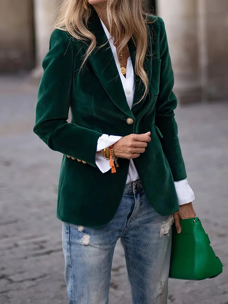 Chique getailleerde dames blazer, ideaal voor een professionele uitstraling.