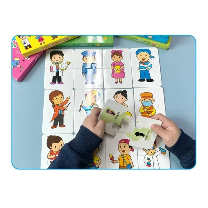 Het kinder memospel, een veelzijdig familiespel dat geheugen en concentratie op een leuke manier traint.