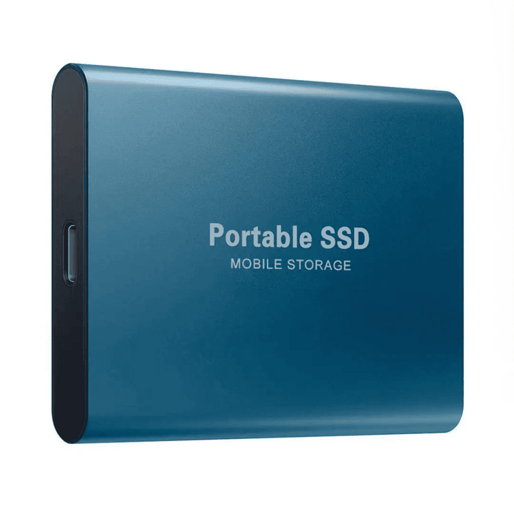 Compacte draagbare SSD 256GB voor ultrasnelle externe opslag, perfect voor mobiel datatransport via USB 3.0/Type-C.