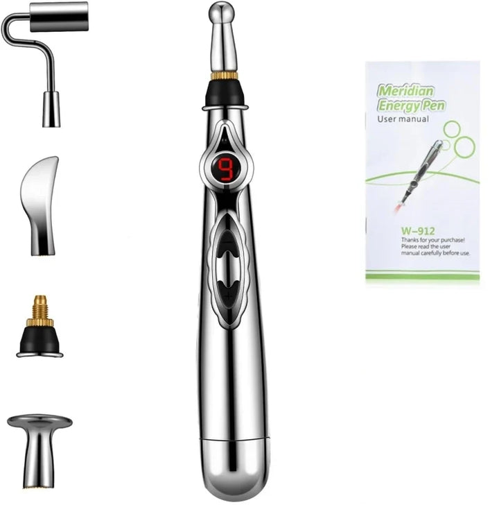 Ergonomische elektronische pen voor doelgerichte pijnverlichting en ontspanning.
