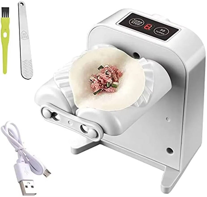 Deze automatische dumpling maker zorgt voor perfect gevormde dumplings, een onmisbare keukenhulp voor feestjes.