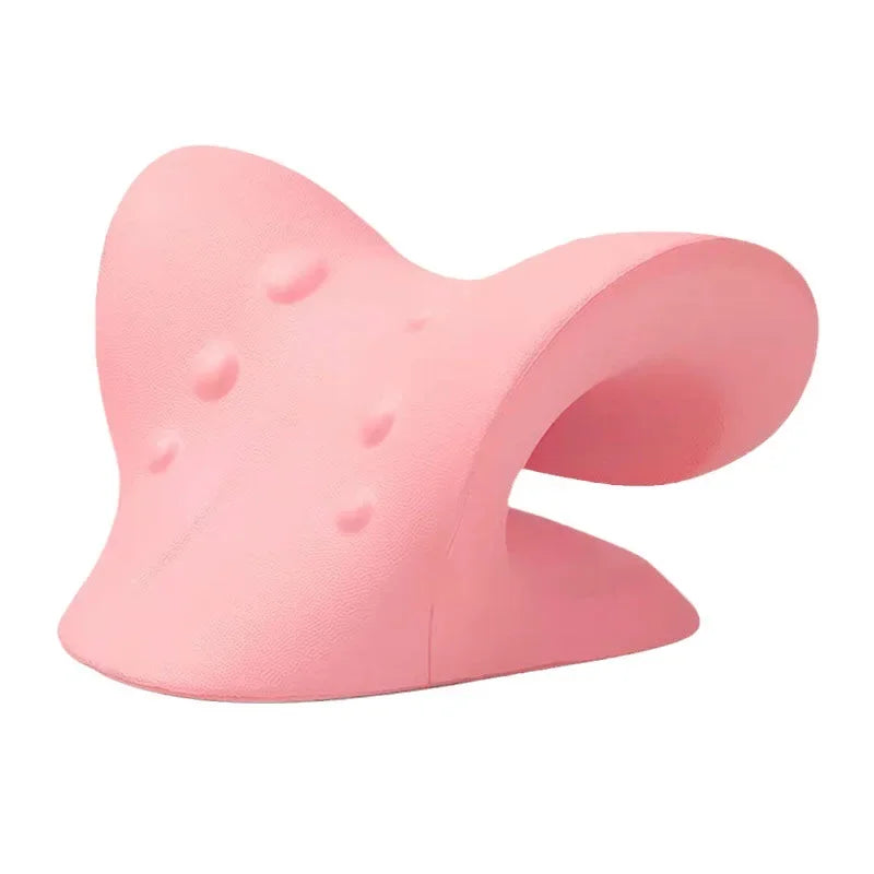 Holistische nekpijn verlichting met dit cervicale massagekussen en stretcher; ondersteunt je welzijn.