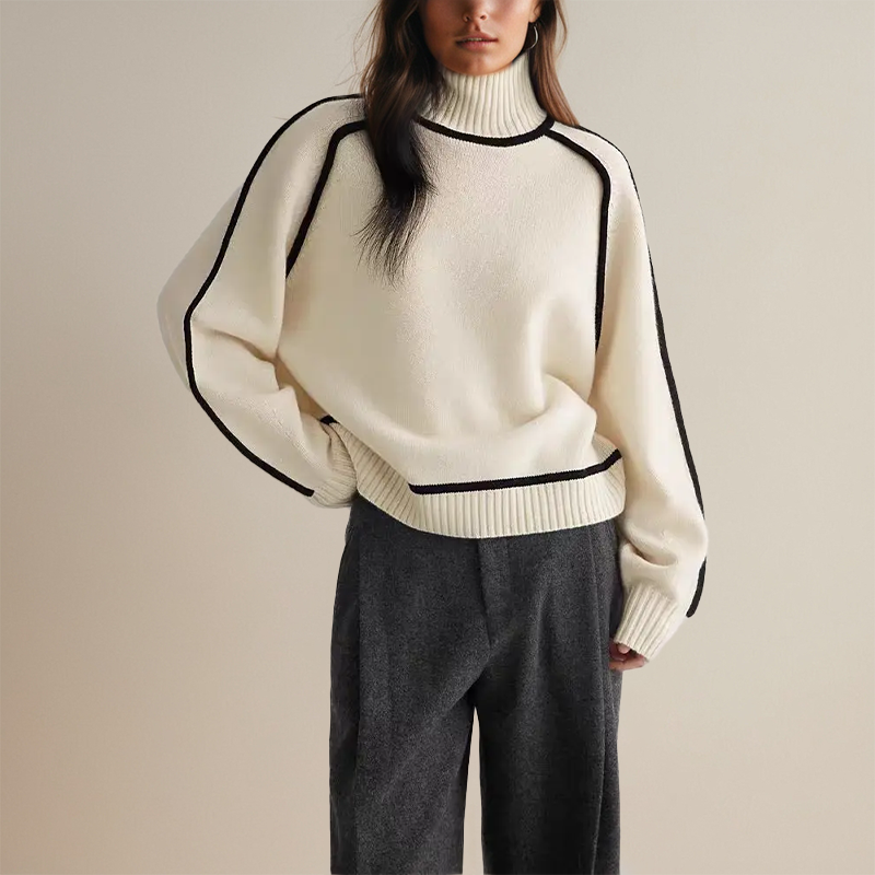 Comfortabele dames trui Althea, verkrijgbaar in diverse kleuren. Ideaal voor casual wintermode.