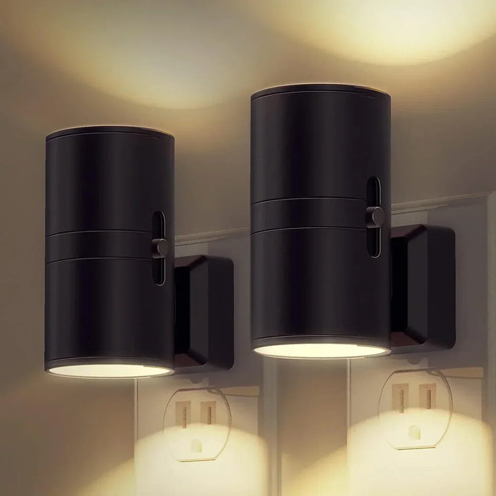 Sfeervolle wandlamp Noctura met warm LED-licht voor ontspanning en moderne interieurdecoratie.