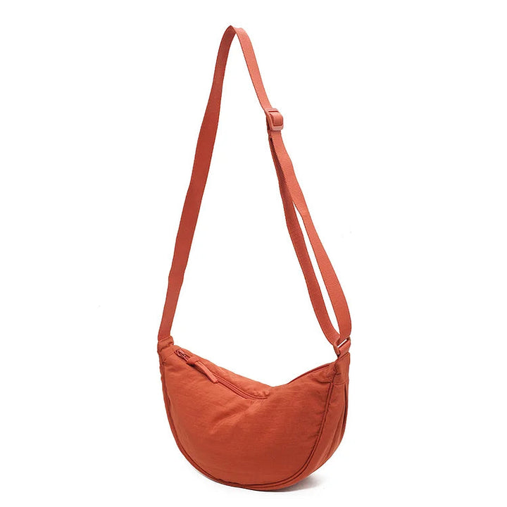 Modieuze canvas dames dumpling crossbody tas, ideaal voor dagelijks gebruik en een trendy look.
