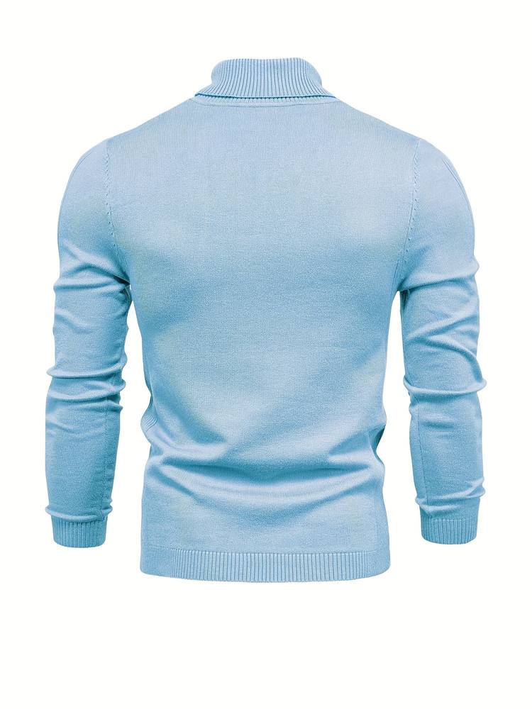 Veelzijdige heren coltrui, zowel casual als elegant. Warme premium trui voor de winter.