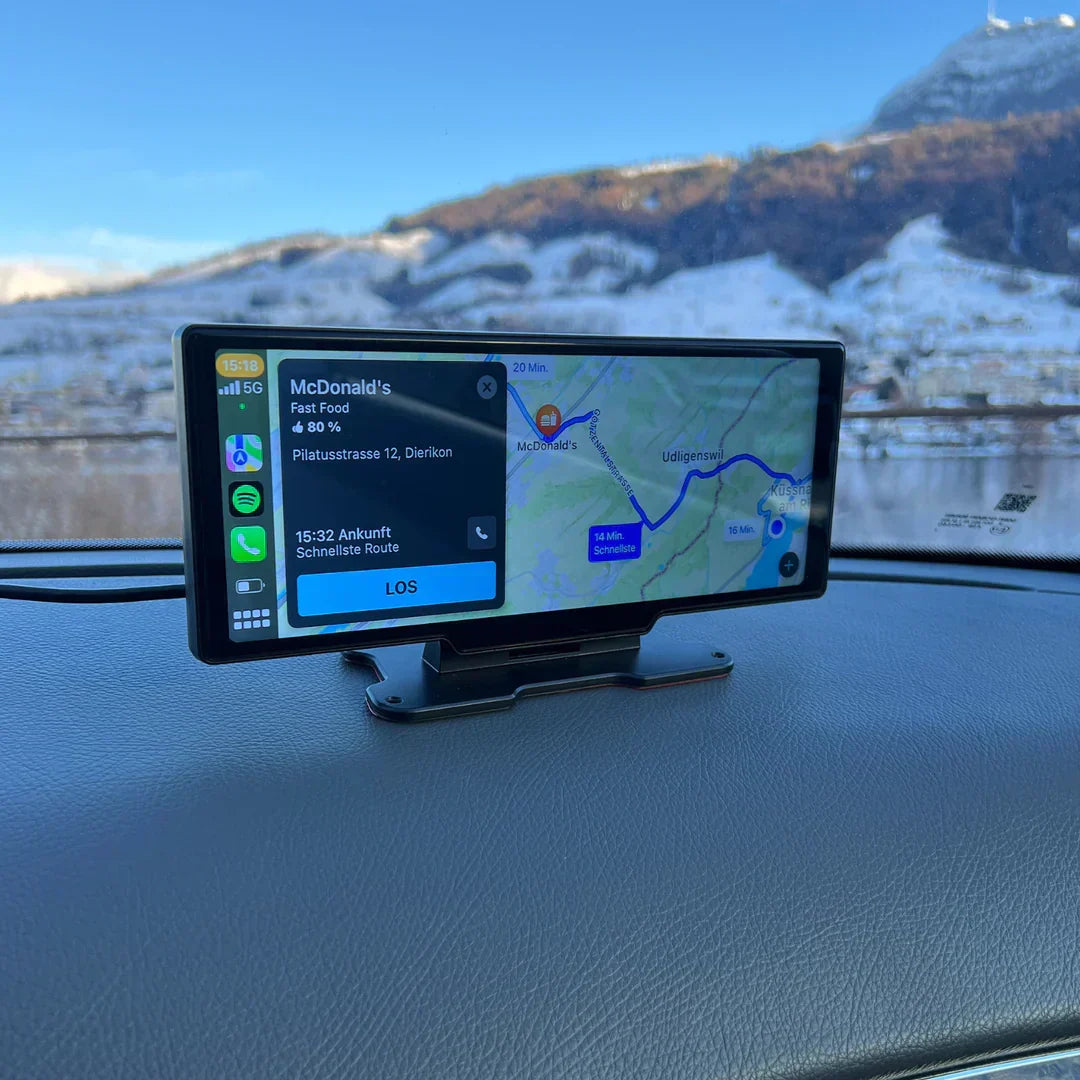 Verbeter je rijervaring met het slimme CarPlay & Android Auto touchscreen, inclusief multimedia.