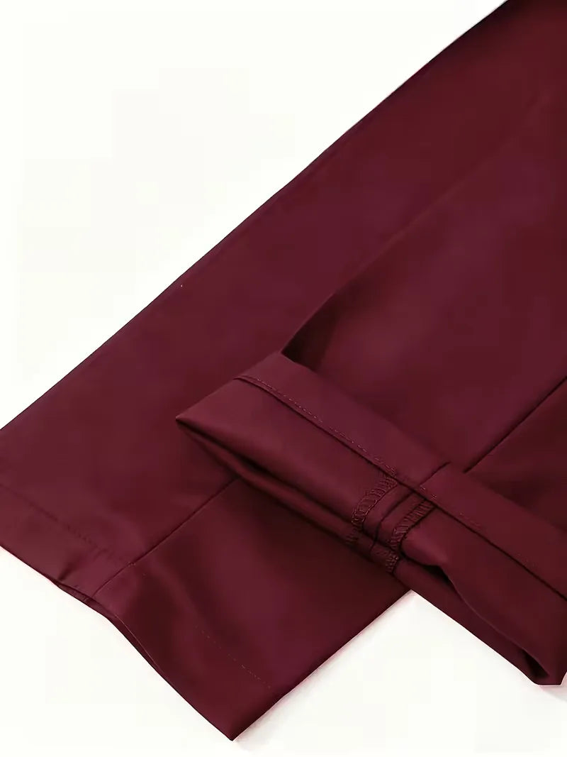 Zakelijk herenpak slim fit, tweedelig, met een strakke pasvorm voor een zelfverzekerde uitstraling.